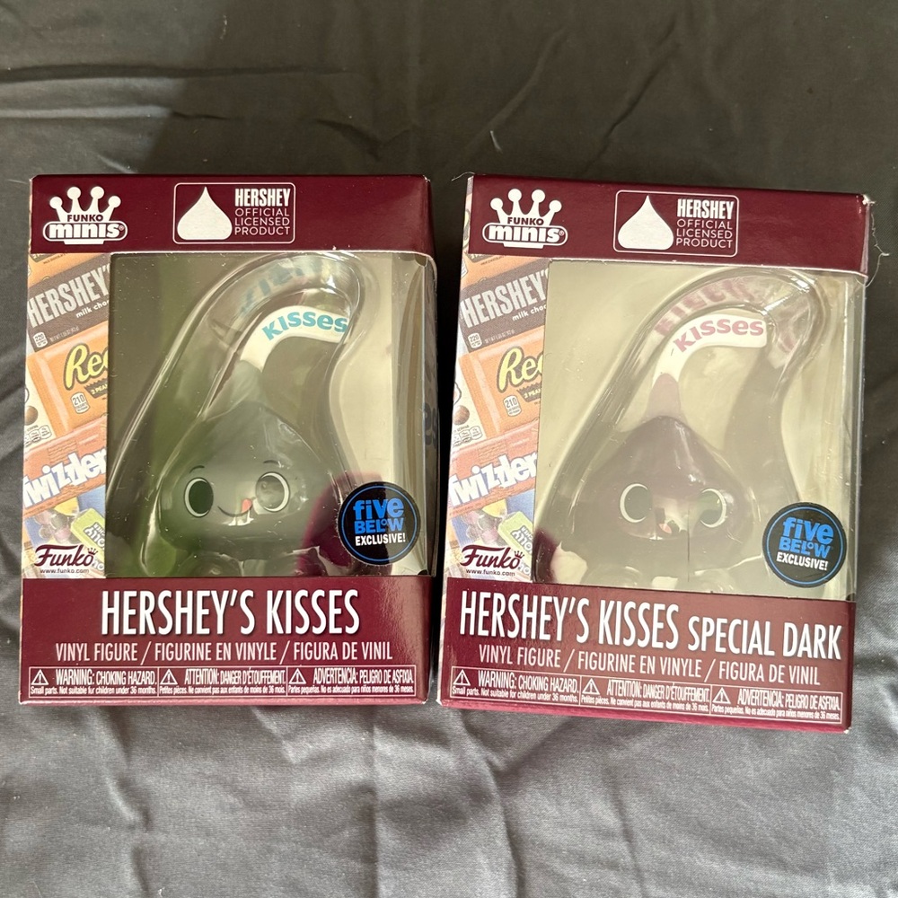 Funko minis Hersheys kisses and special dark mini figures NIB